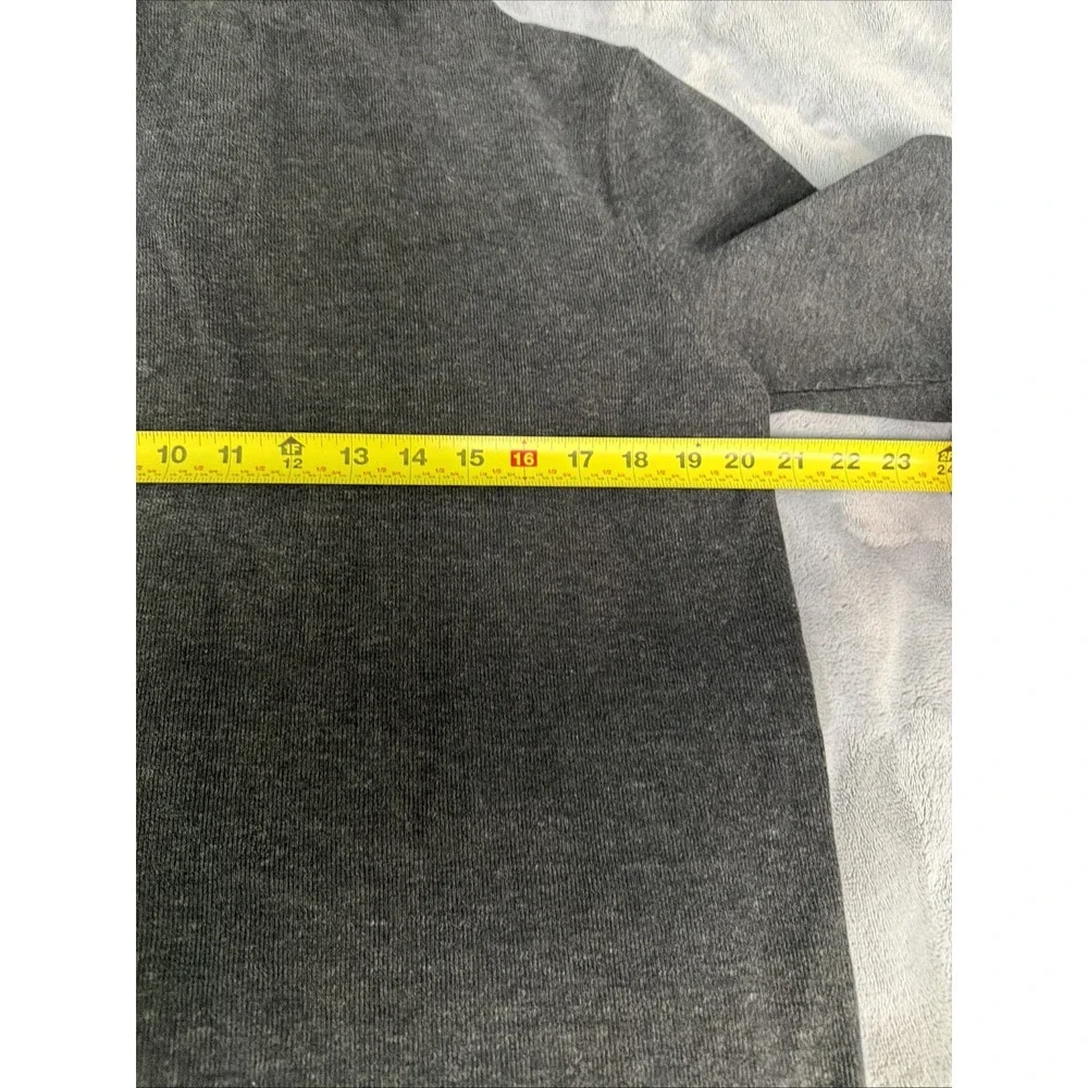Polo Ralph Lauren Quarter Zip Pullover Ribbed Estate Sweater Men's M Dark Gray